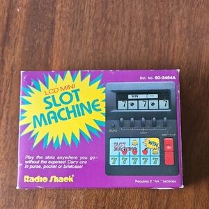 Radio Shack LCD Mini Poker Machine - Purple